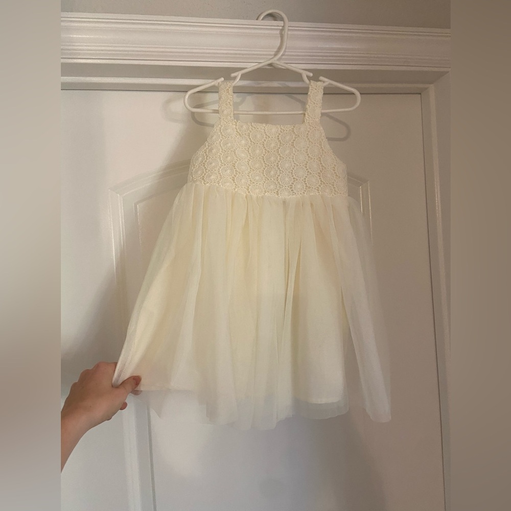 H&M Off White Lace Toddler Dress